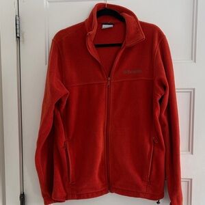 Columbia Burnt Orange Fleece Jacket men’s Medium